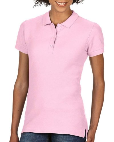 Polo donna Premium Cotton doppio piquè Light Pink