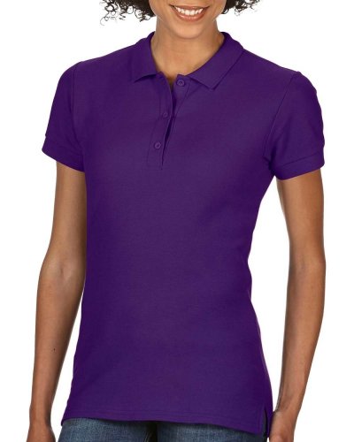 Polo donna Premium Cotton doppio piquè Purple