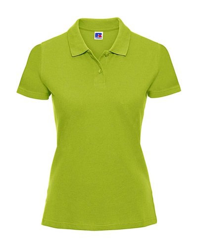 Polo piqué donna Lime