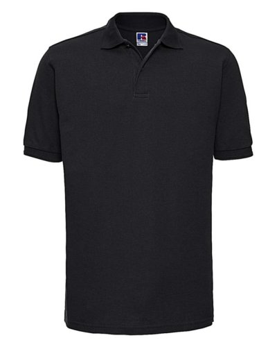 Polo super resistente misure extra large 5XL e 6XL Nero
