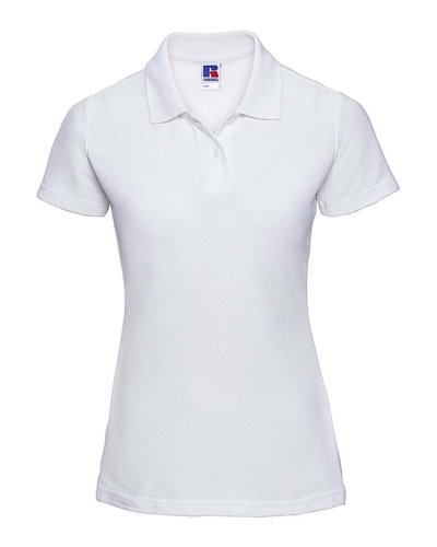 Classica Polo Donna in poly/cotone Bianco