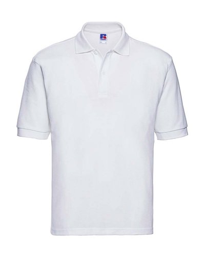 Polo tessuto misto Bianco