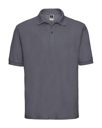 Polo tessuto misto Convoy Grey