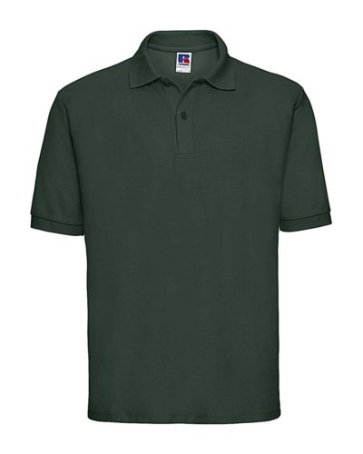Polo tessuto misto Bottle Green