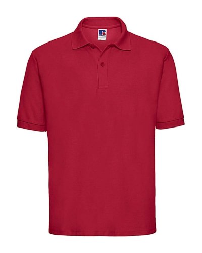 Polo tessuto misto Classic Red