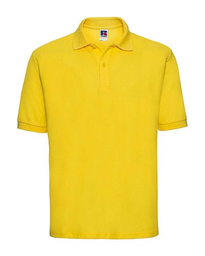 Polo tessuto misto Giallo