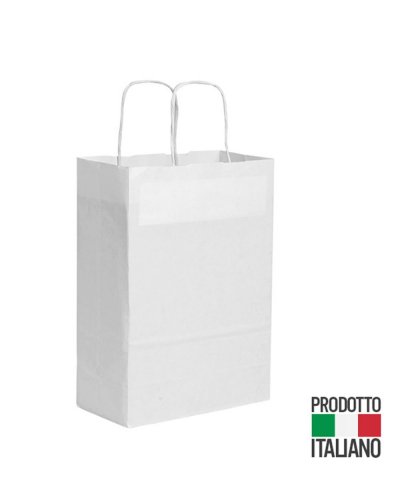 Shopper di carta con maniglia ritorta shopper di carta con maniglia ri