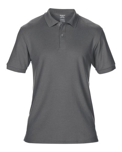 Polo DryBlend doppio piquè Charcoal