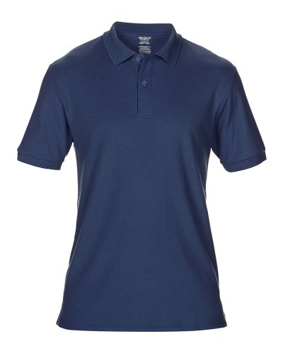 Polo DryBlend doppio piquè Navy
