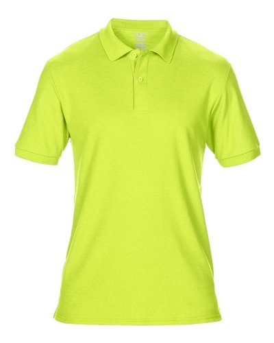 Polo DryBlend doppio piquè Safety Green