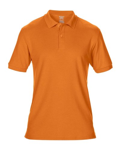 Polo DryBlend doppio piquè Safety Orange