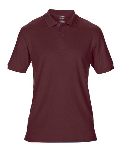 Polo DryBlend doppio piquè Maroon