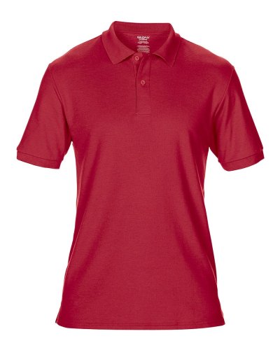 Polo DryBlend doppio piquè Rosso