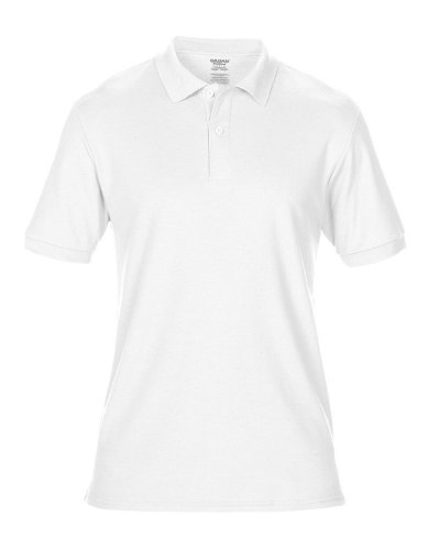 Polo DryBlend doppio piquè Bianco