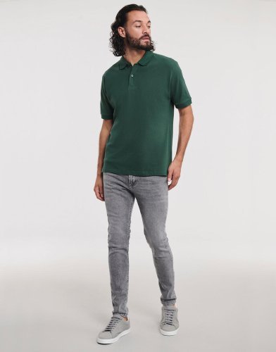 Polo Uomo  in Piqué 100% Cotone Pettinato Regular, Manica Corta