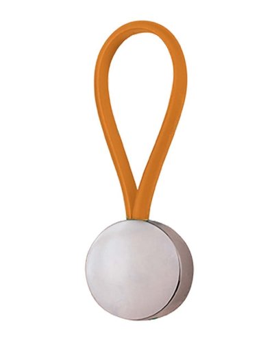 Portachiavi Tondo in alluminio Genuri Arancione