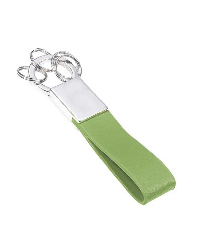 Portachiavi a 4 mini anelli Verde