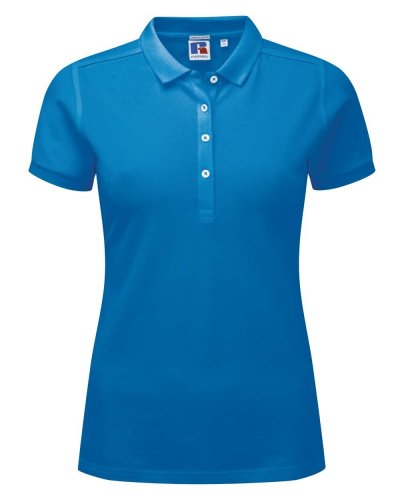 Stretch Polo da donna Azure