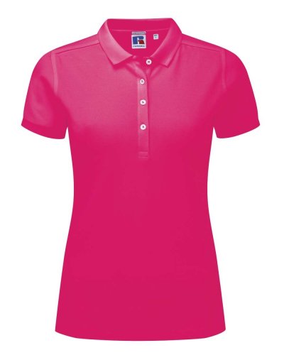 Stretch Polo da donna Fuchsia