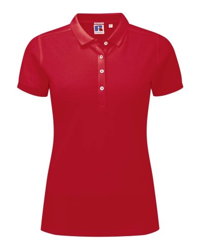 Stretch Polo da donna Classic Red