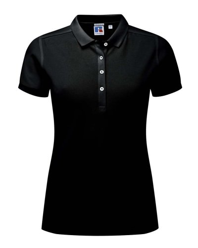 Stretch Polo da donna Nero