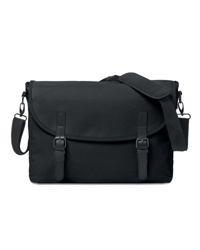 Bolsa para documentos con compartimento para laptop Nero