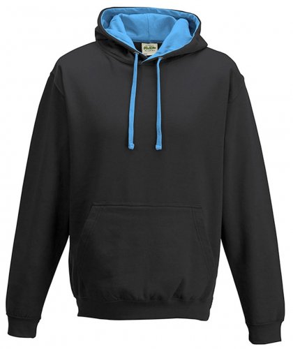 Varsity Hoodie Jet Black / Sapphire