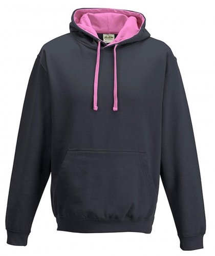 Varsity Hoodie Oxford Navy/Candy Pink