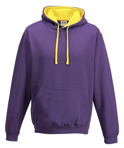 Varsity Hoodie Purple/Sun Yellow