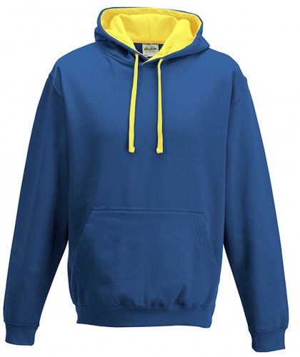 Varsity Hoodie Royal / Sun Yellow