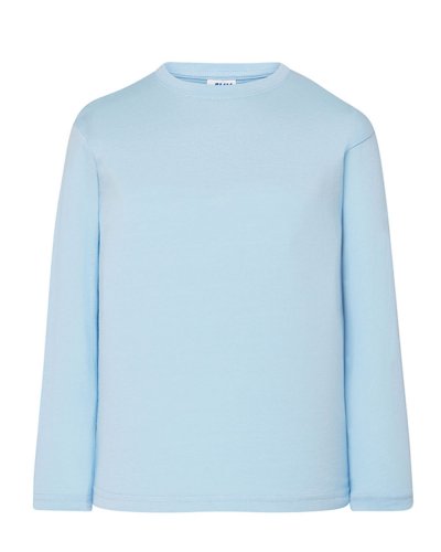 T-shirt bambino Kid manica lunga Sky Blue