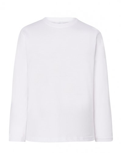 T-shirt bambino Kid manica lunga White