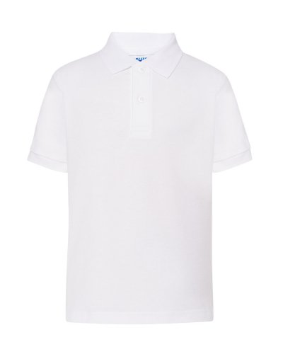Polo bambino unisex White