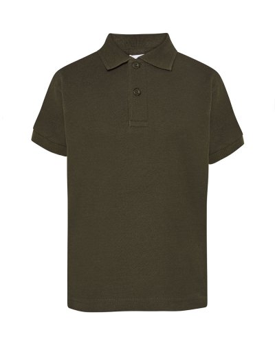 Polo bambino unisex Forest Green
