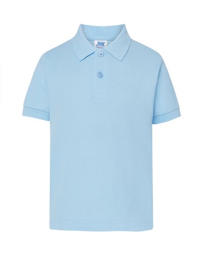 Polo bambino unisex Sky Blue