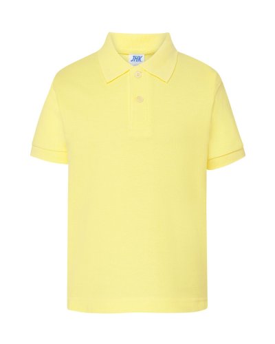 Polo bambino unisex Light Yellow