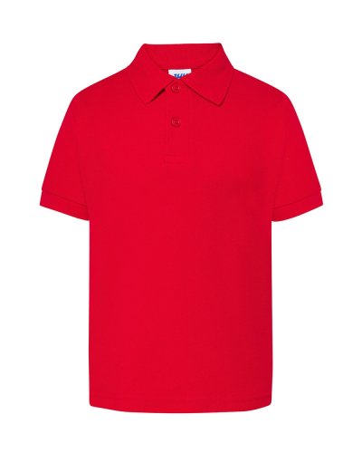 Polo bambino unisex Red