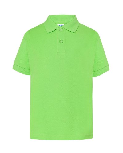 Polo bambino unisex Lime