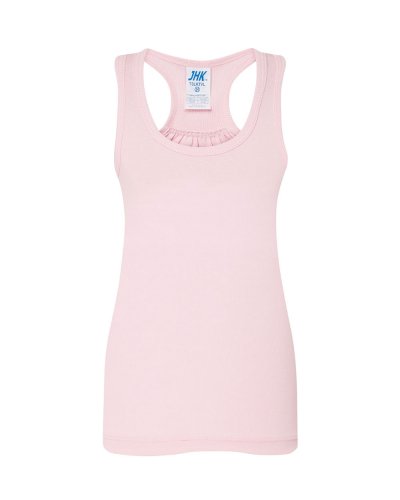 Canotta bimba spalline incrociate Pink