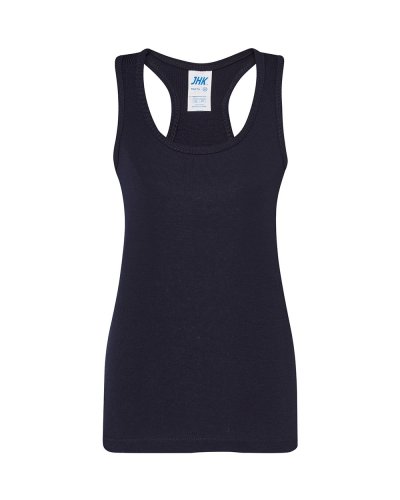 Canotta bimba spalline incrociate Navy