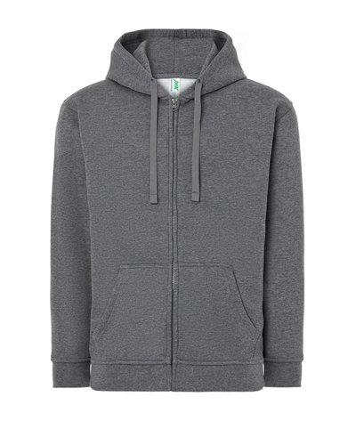 Felpa Hooded Unisex jhk Dark Grey Melange
