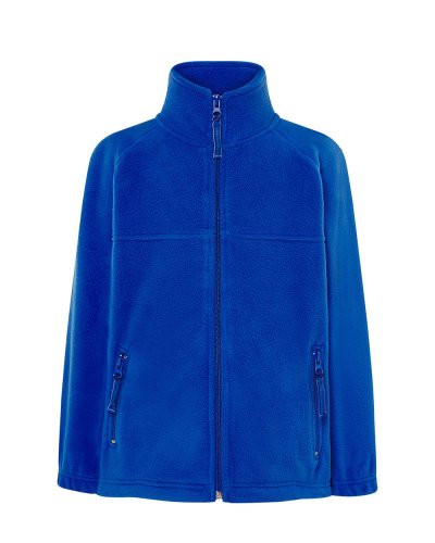 Pile bambino Unisex  con zip e tasche laterali Royal Blue