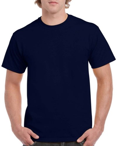 T-shirt Heavy Gildan taglie forti Navy