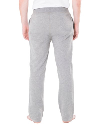 Pantaloni felpati con elastico in vita