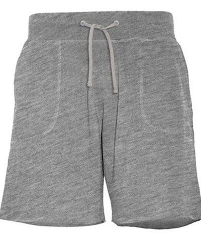 Short felpati con elastico in vita e tasche jhk Grey Melange