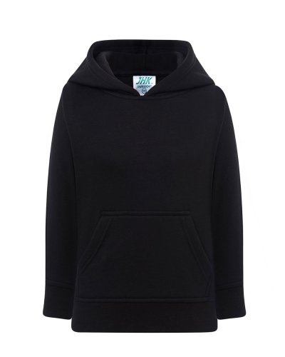 Felpa bambino Unisex con cappuccio jhk Black