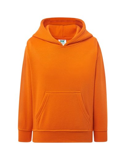 Felpa bambino Unisex con cappuccio jhk Arancione