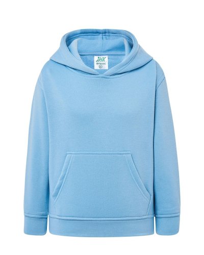Felpa bambino Unisex con cappuccio jhk Sky Blue