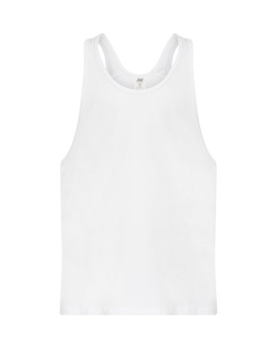 Canotta unisex taglio vogatore Urban Beach jhk White