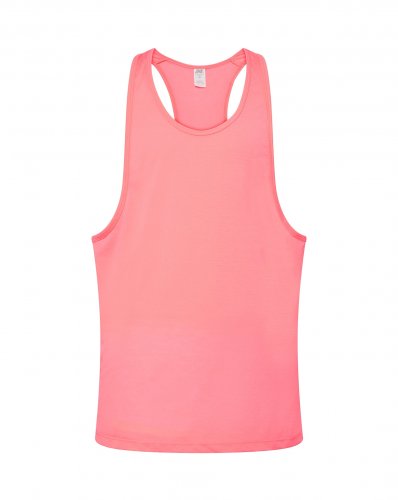 Canotta unisex taglio vogatore Urban Beach jhk Fucsia Fluor